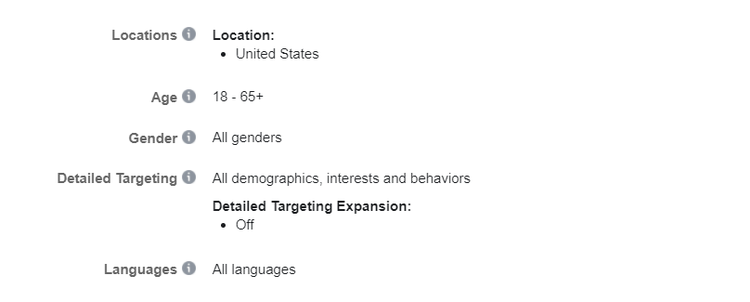 how to advertise on facebook: location