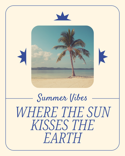 "Summer vibes" template