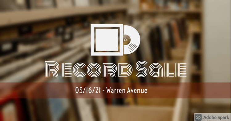 Record sale banner for social media ads by Adobe Spark
