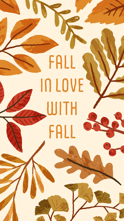 Fall in love with fall template