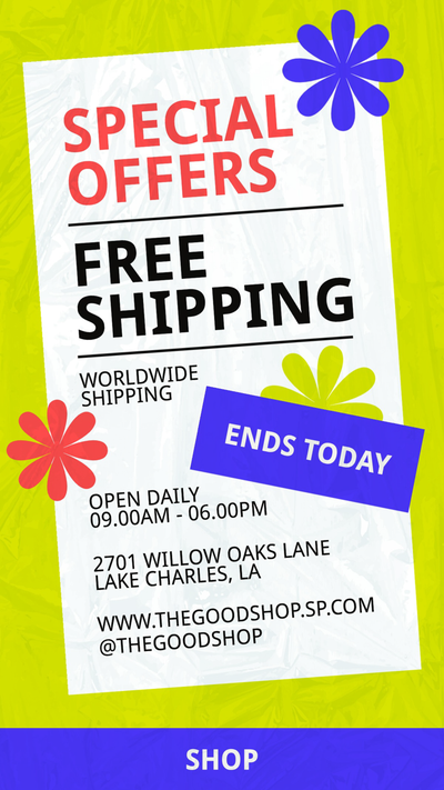 Playful Geometric Promotion Instagram Story