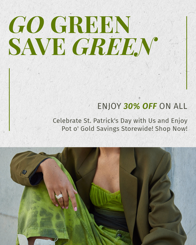 30% off St. Patrick's Day sale poster