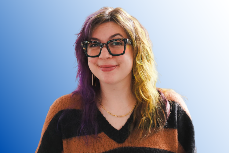 A headshot of Adobe Express Evangelist Jordan Ellis