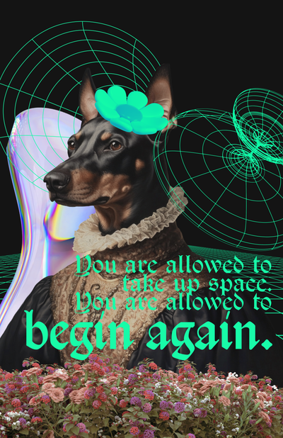 The typography is distressed serif fonts