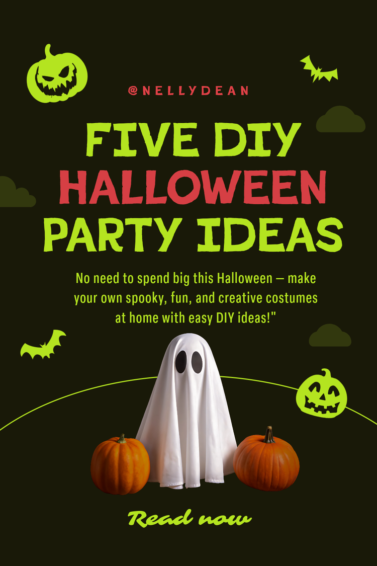 Five DIY Halloween party ideas template