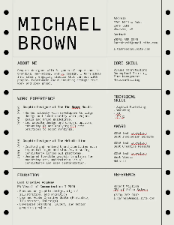 Michael Brown resume