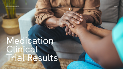 Medication clinical trial results presentation template