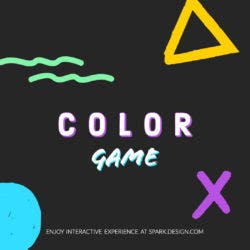 Various icons in color over a black background