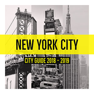 Black, White and Yellow Collage New York City Guide Instagram Post 50 Modern Fonts