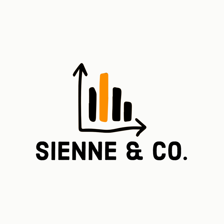 A Facebook Business Page logo for the company Sienne & Co. with a bar graph