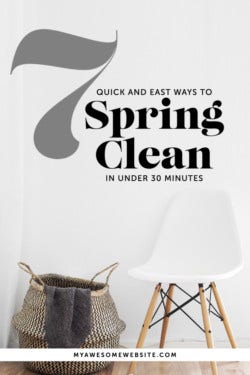 how to use pinterest: Spring Clean book