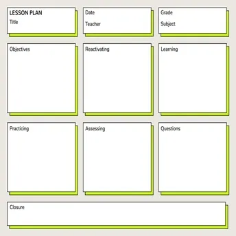 Green White Boxes Lesson Plan