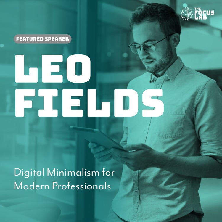 Example of a featured speaker post for social media