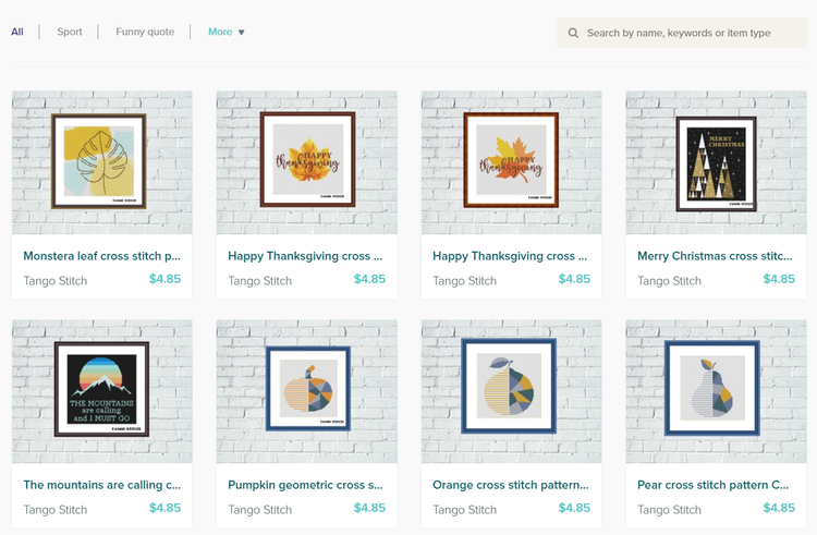 Zibbet: Product listing