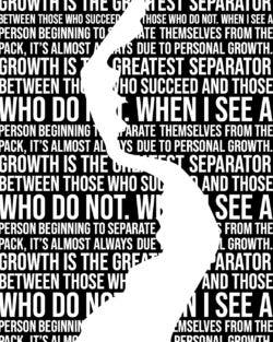 Black and white image featuring repetitive text as a background.