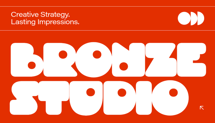 Adobe Express business card template for creative strategist in red