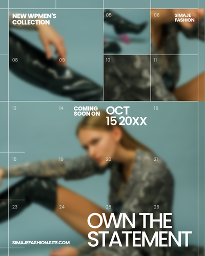 Fashion new collection coming soon poster