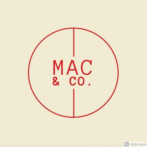 Pinterest business account: MAC & Co logo