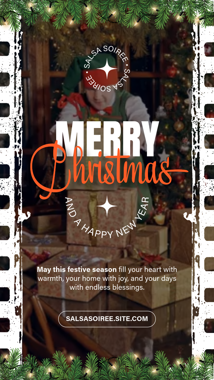 Merry Christmas reel template