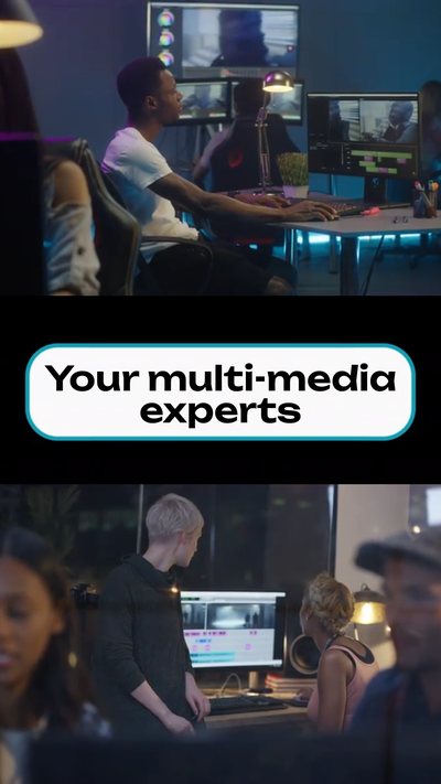 "Your multi-media experts" LinkedIn video template