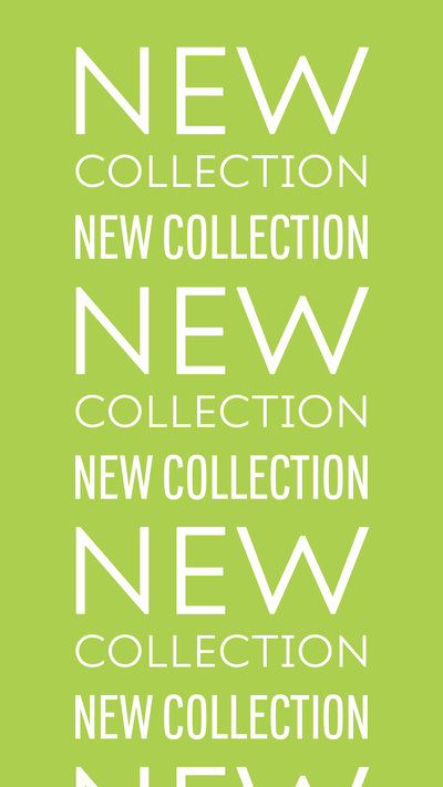 "New Collection" LinkedIn video template in green