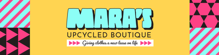 An Etsy banner for Mara's Upcycled Boutique – giving clothes a new lease on life