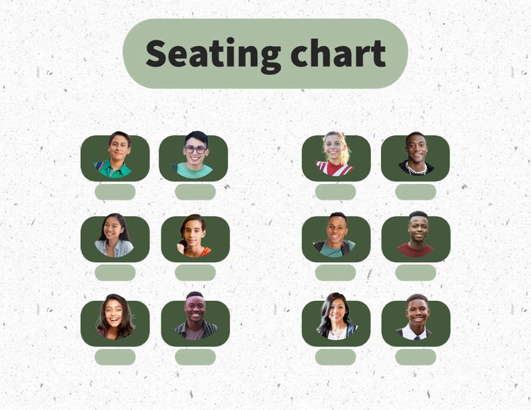 Green Plain Seating Chart