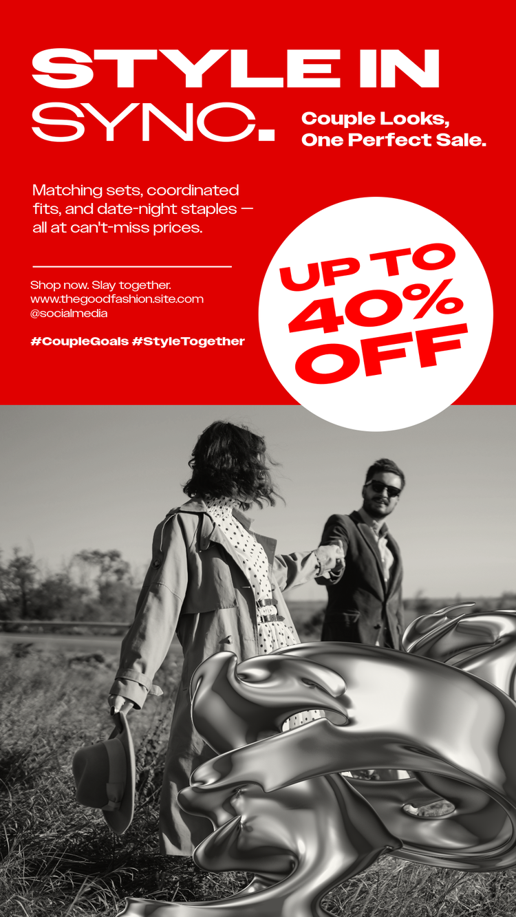 Metallics and trip photography make up the imagery of Chrome and Fringe