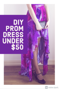 Pinterest business account: Lady wearing purple dress