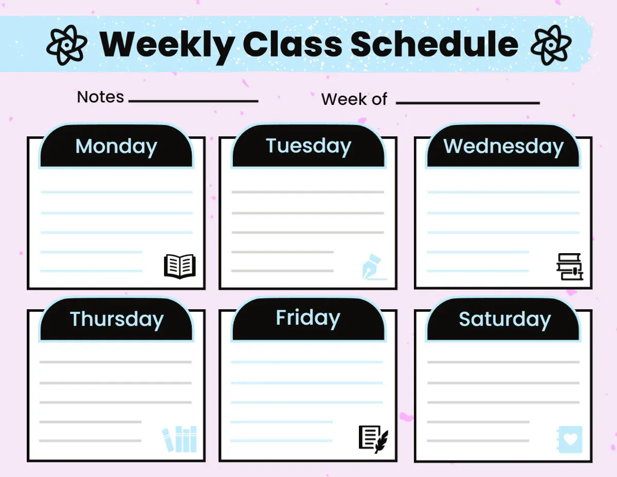 Purple Literature Class Schedule