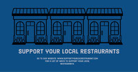 support local restaurant instagram landscape  COVID-19 Re-opening