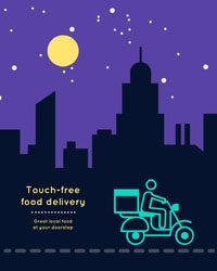 touch-free delivery instagram portrait COVID-19 Re-opening