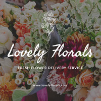 Elegant Floral Flower Delivery Service Instagram Post  COVID-19 Re-opening
