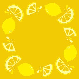 Yellow, Bright Lemon Frame Instagram Post Artists Collection: Adobe Spark Stylemakers