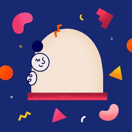 Pink and Blue Pastel Color Symbolic Art Instagram Post Artists Collection: Adobe Spark Stylemakers