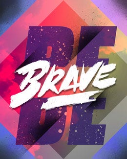 Colorful, Bright, Light Catchphrase Instagram Postrait Artists Collection: Adobe Spark Stylemakers