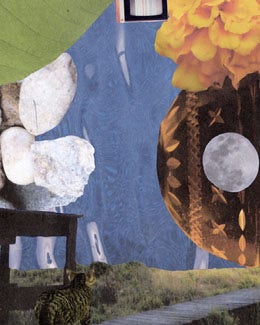 Abstract Art Digitaly Compisite Collage Instagram Portrait Layered Collage Art