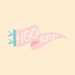 Pink and Blue, Pastel Color Cathphrase Instagram Post Illustration and Sticker Collection 