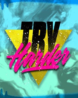 Blue and Colorful Catchphrase Instagram Postrait Artists Collection: Adobe Spark Stylemakers