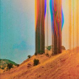 Colorful, Edited, Abstract Landscape Photo Instagram Post  Glitch Art