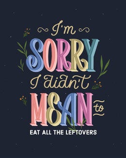 Black and Colorful Funny Sorry Card Instagram Portrait Artists Collection: Adobe Spark Stylemakers