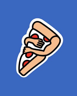 Blue, Minimalistic Food Sticker Instagram Portrait Artists Collection: Adobe Spark Stylemakers