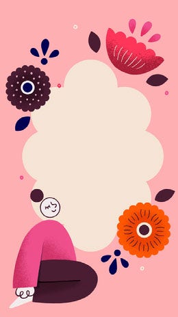 Pink and White Pastel Color Symbolic Art Instagram Story Artists Collection: Adobe Spark Stylemakers