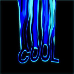 Black and Blue Abstract Art Catchphrase Instagram Post Glitch Art