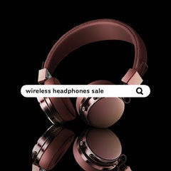 black and white headphones sale instagram