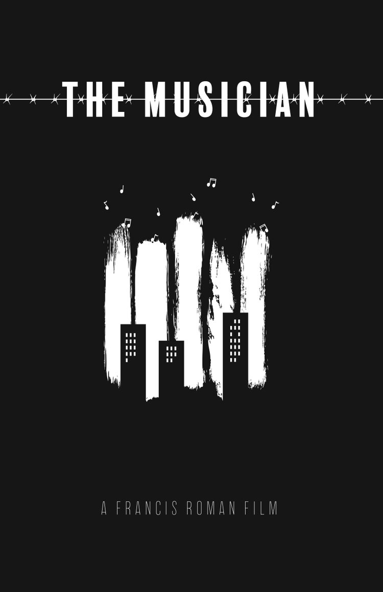 Black & White Movie Poster