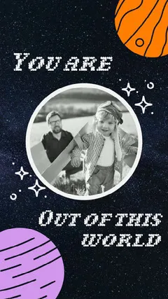 Out Of This World Image Frame Instagram Story