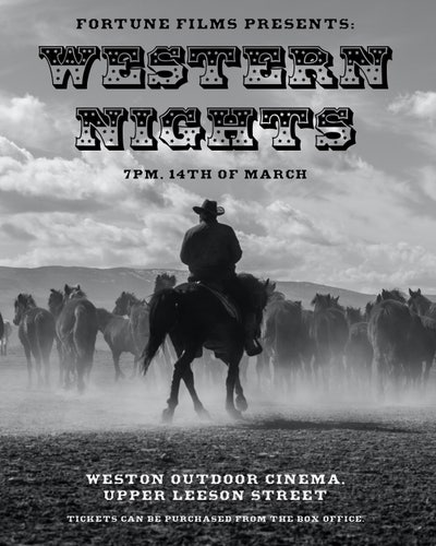 Black & White Outdoor Cinema Instagram Portrait