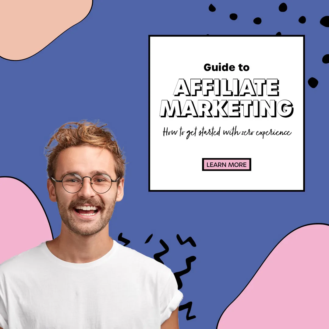 blue and pink guide to affiliate marketing instagram 