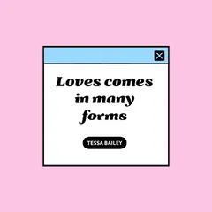 pink and white love quote instagram 